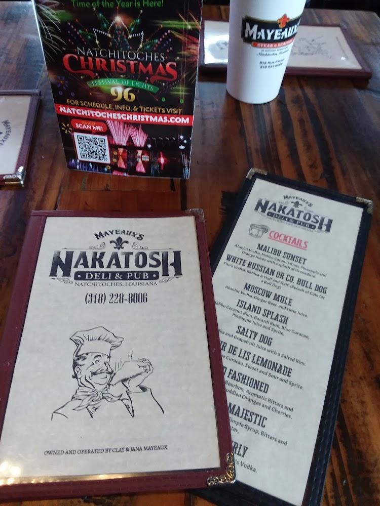 Mayeaux’s Nakatosh Deli & Pub Menu image 3
